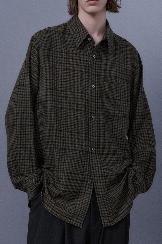 Khaki Check Shirt