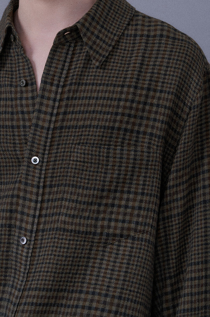 Khaki Check Shirt