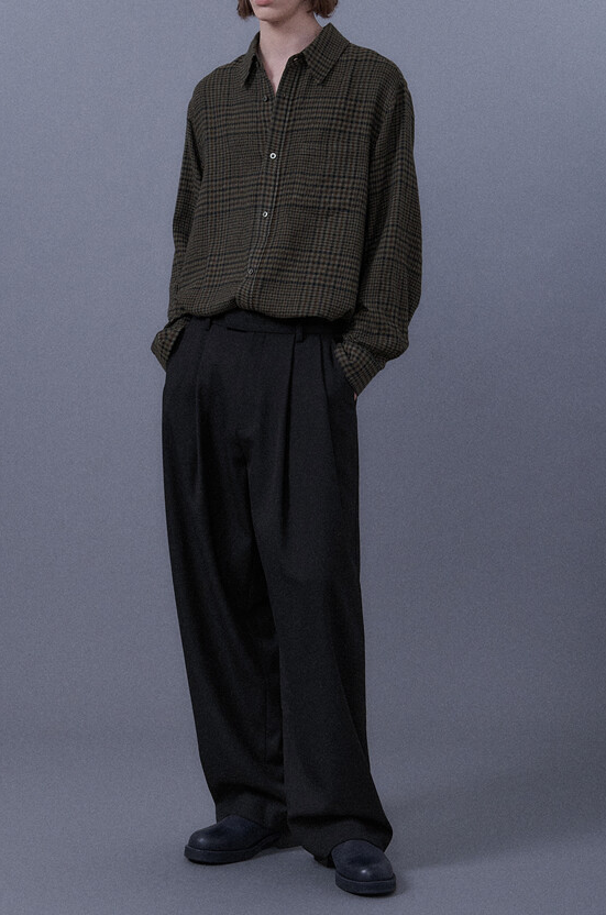 Khaki Check Shirt