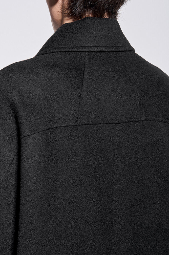 Cashmere-Blend Balmacaan Coat – System