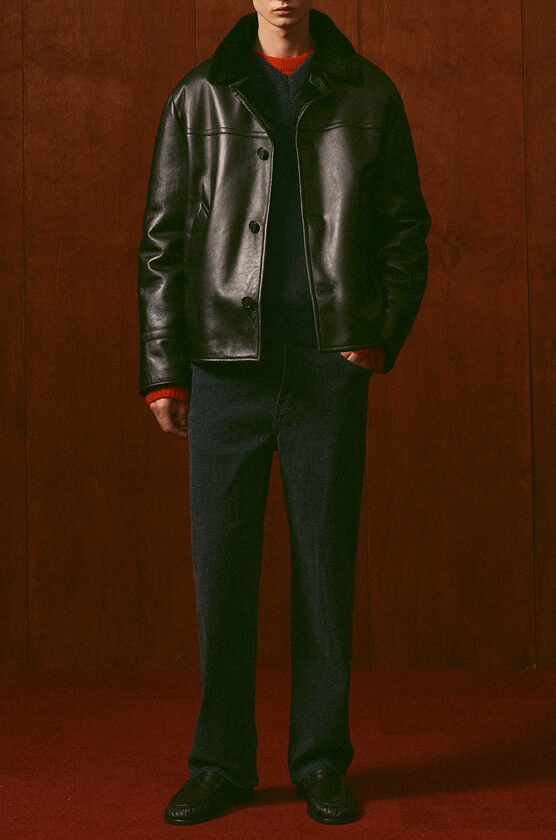 Shearling Leather Jacket