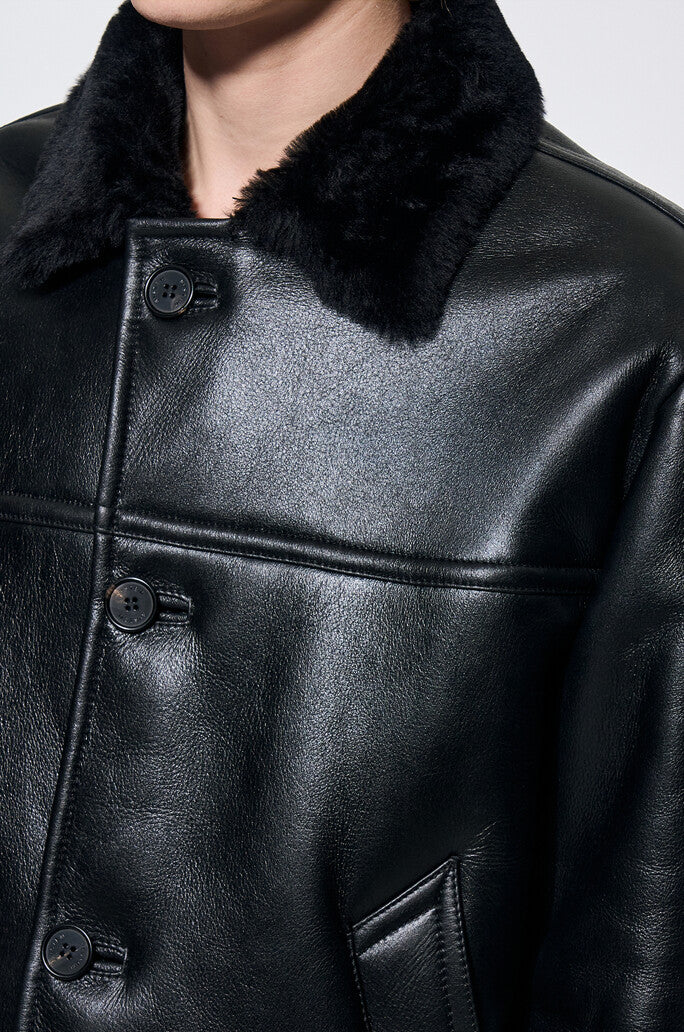Shearling Leather Jacket