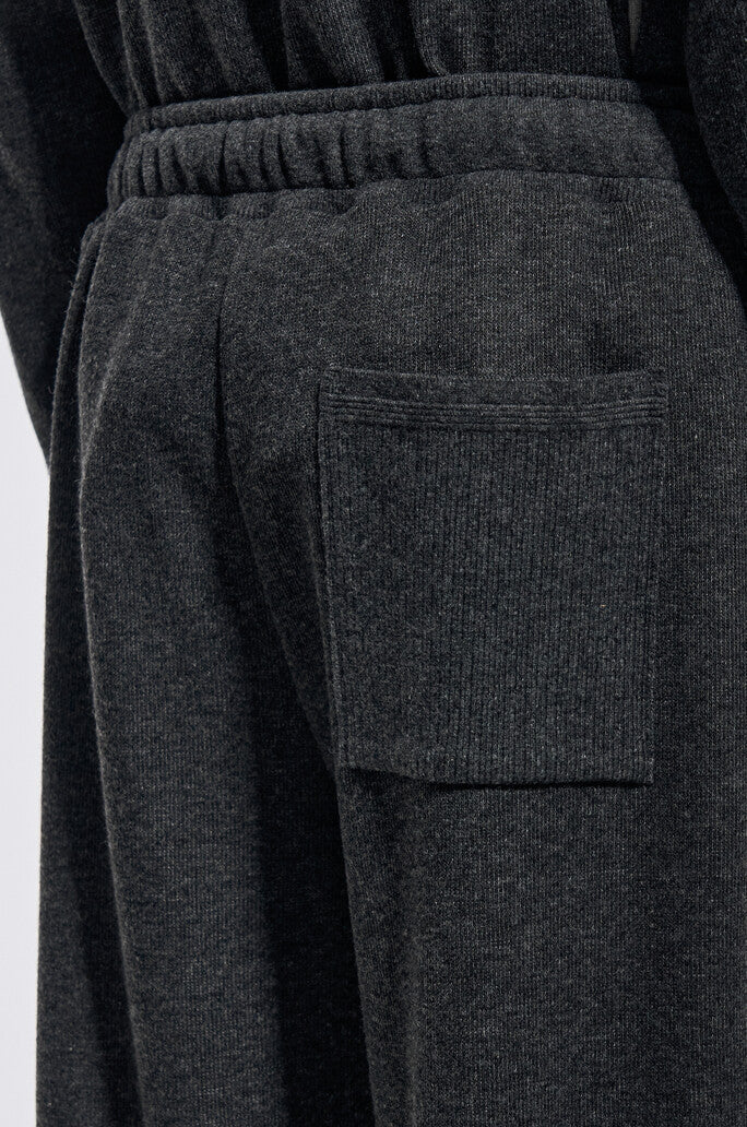 Wool Jersey Wide-Leg Track Pants