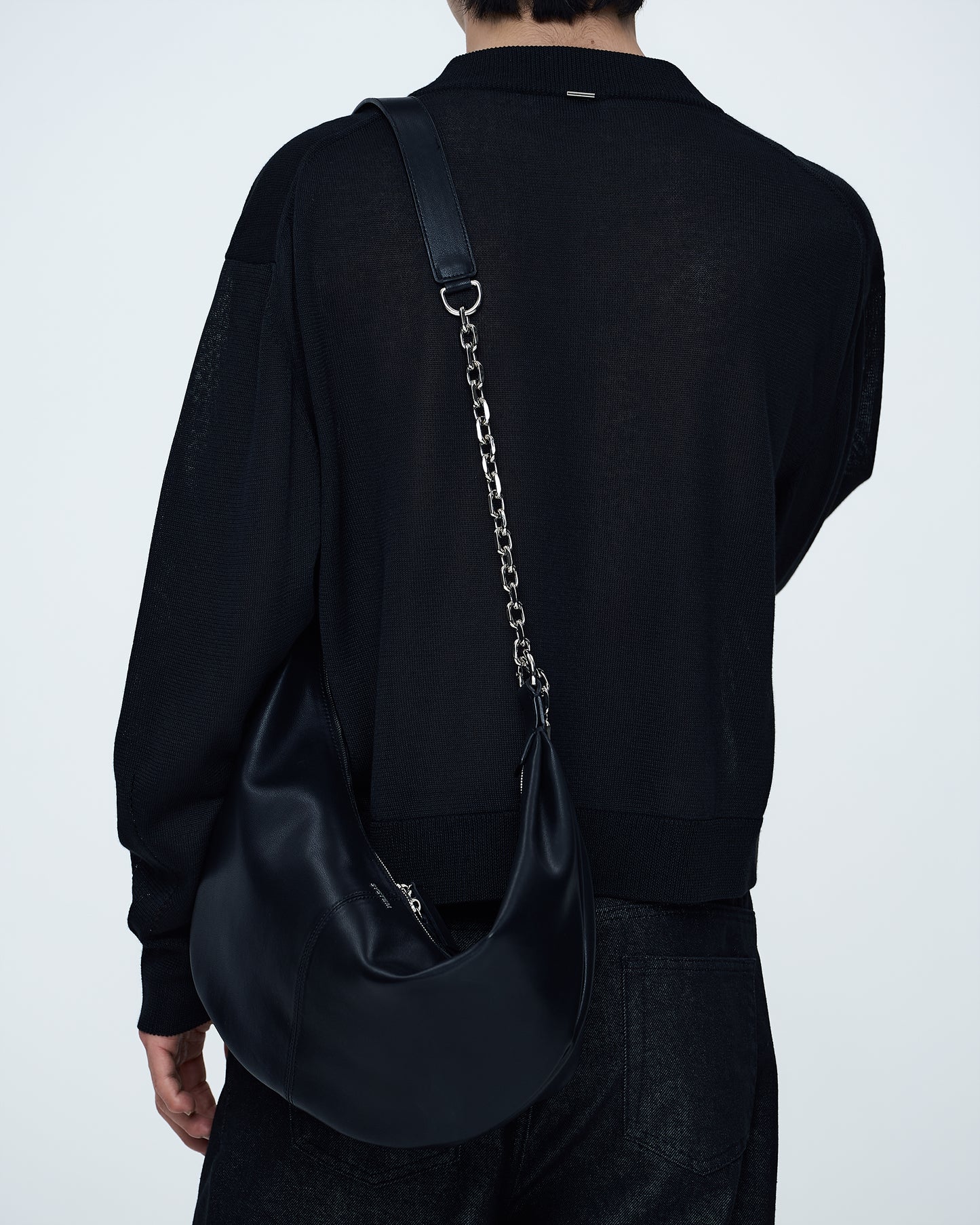 Round Zip Up Cardigan