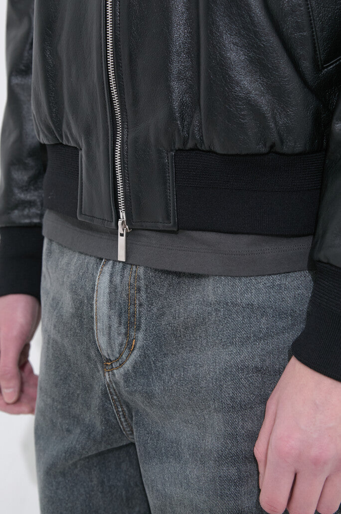 Genuine Leather Jumper