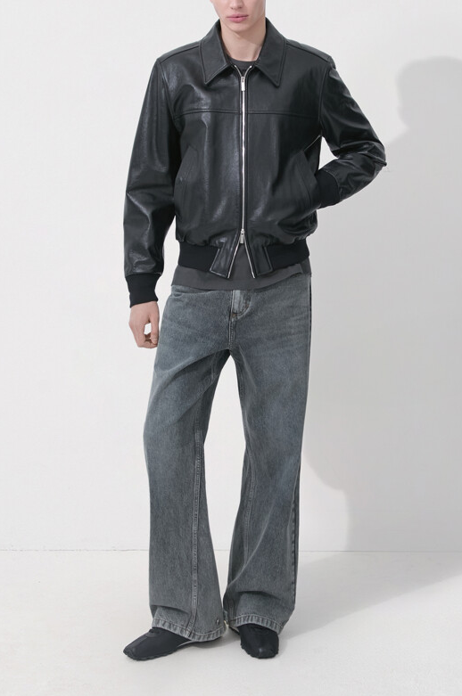 Genuine Leather Jumper