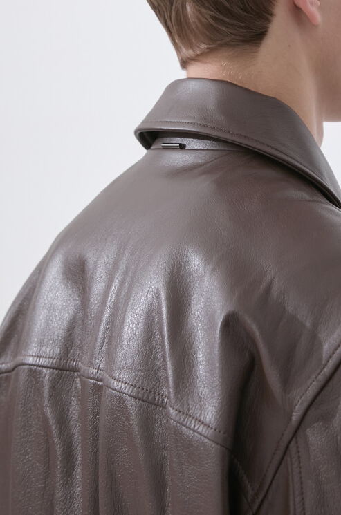 Genuine Leather Jumper