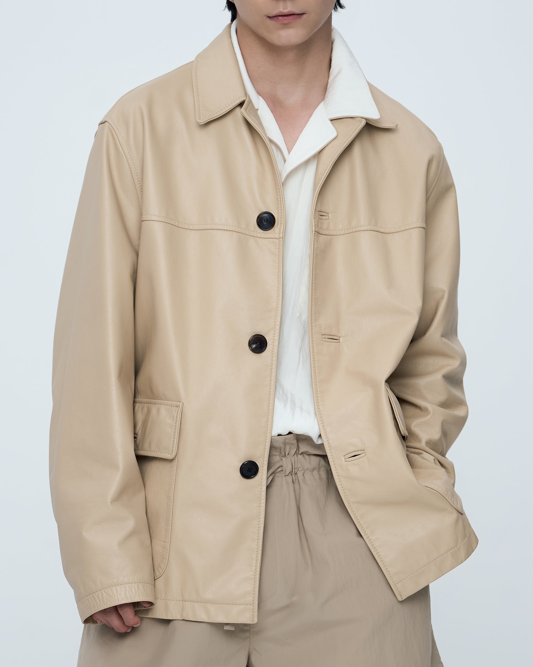 Single Leather Jacket