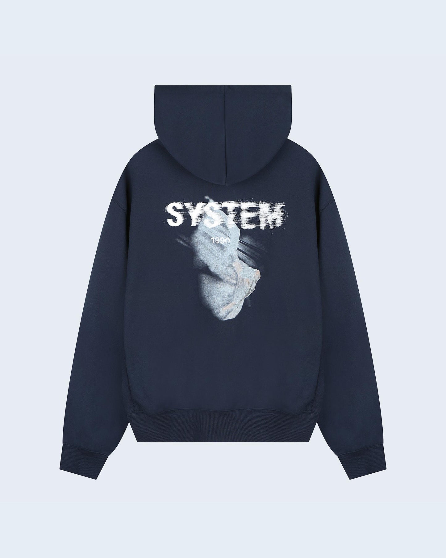 Hoodie With Floating-Fabric Logo
