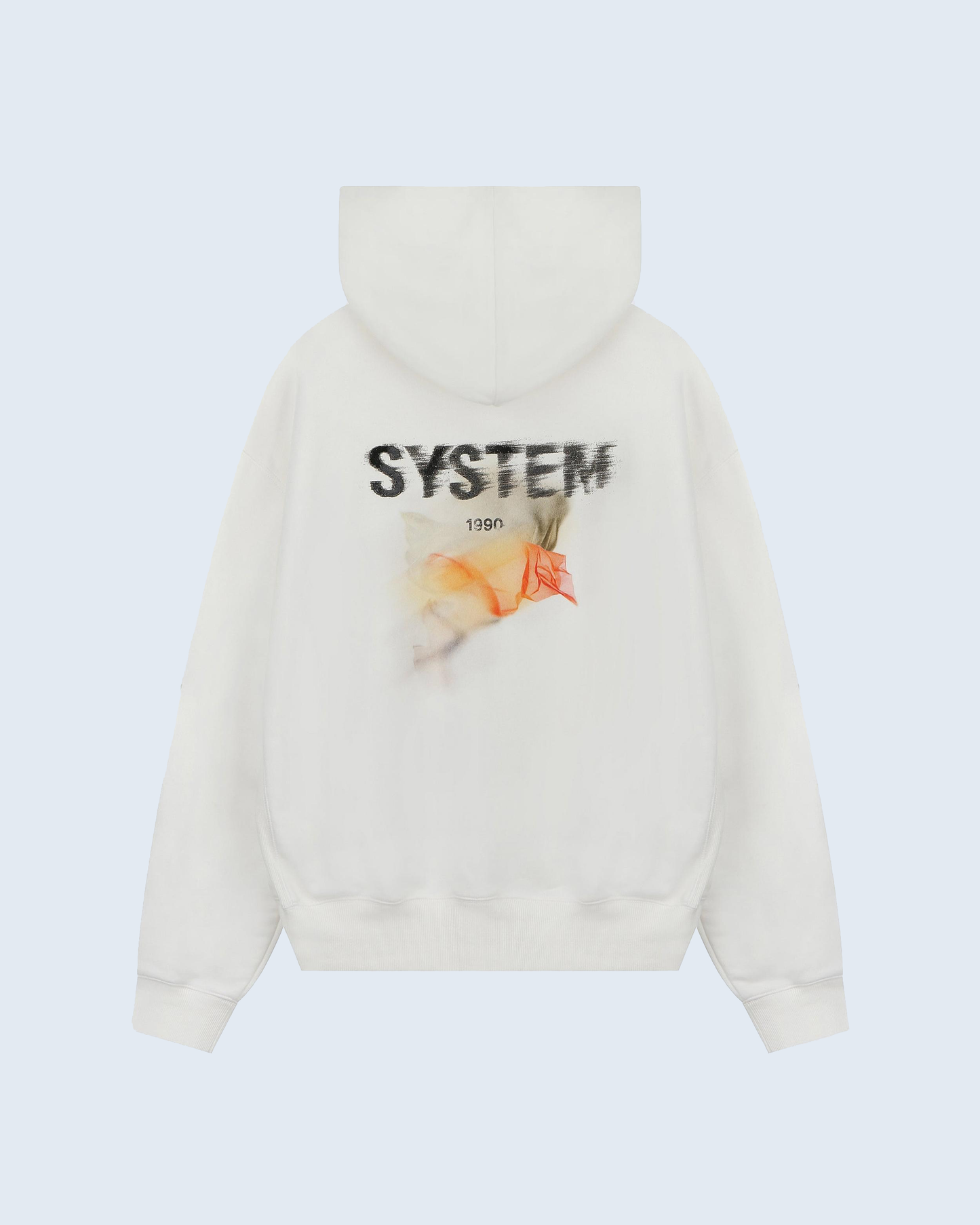 Hoodie With Floating-Fabric Logo