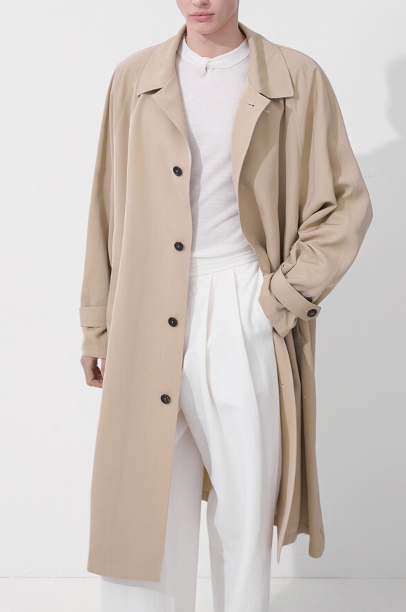 Soft Balmacaan Coat