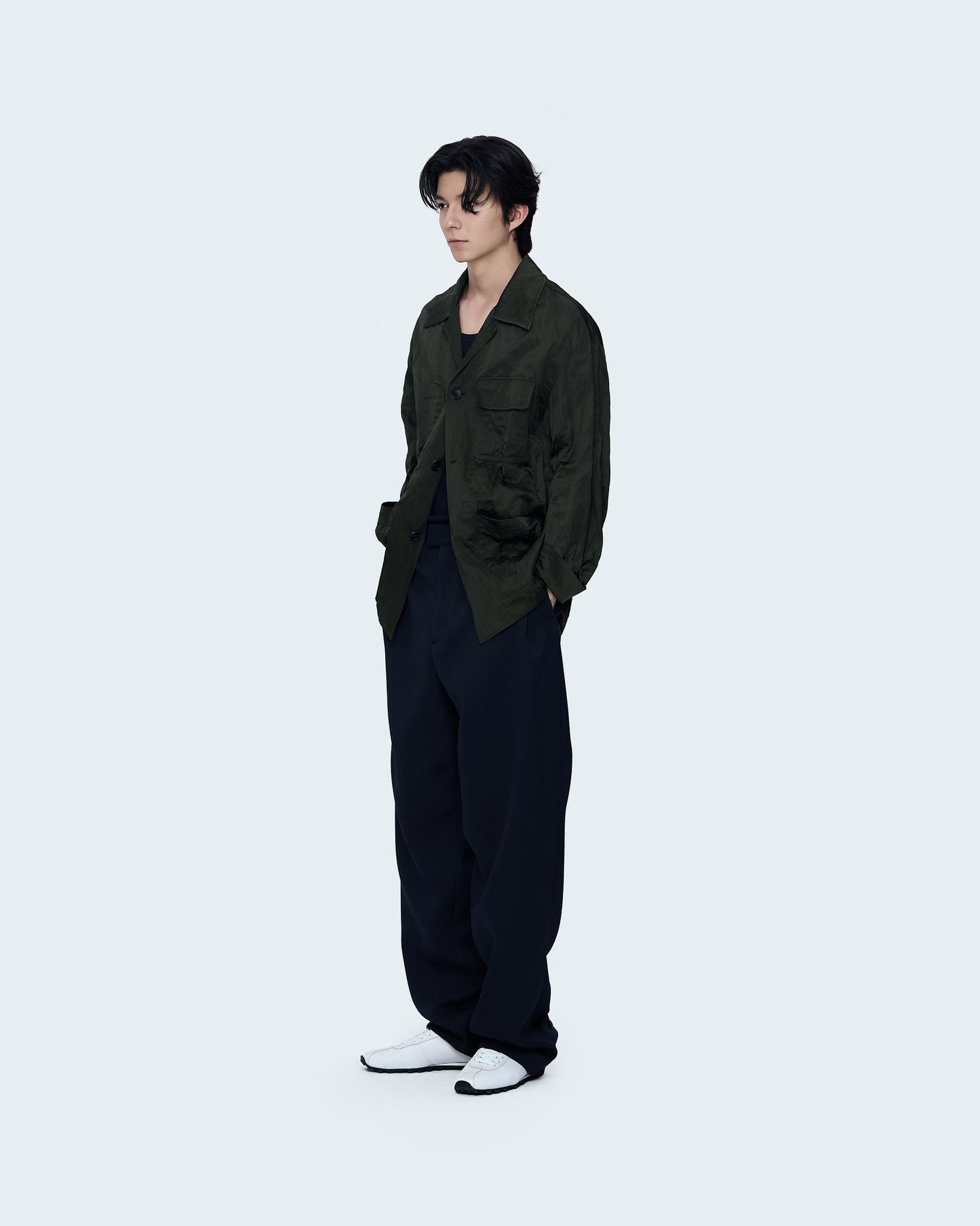 Crinkle Utility Jacket