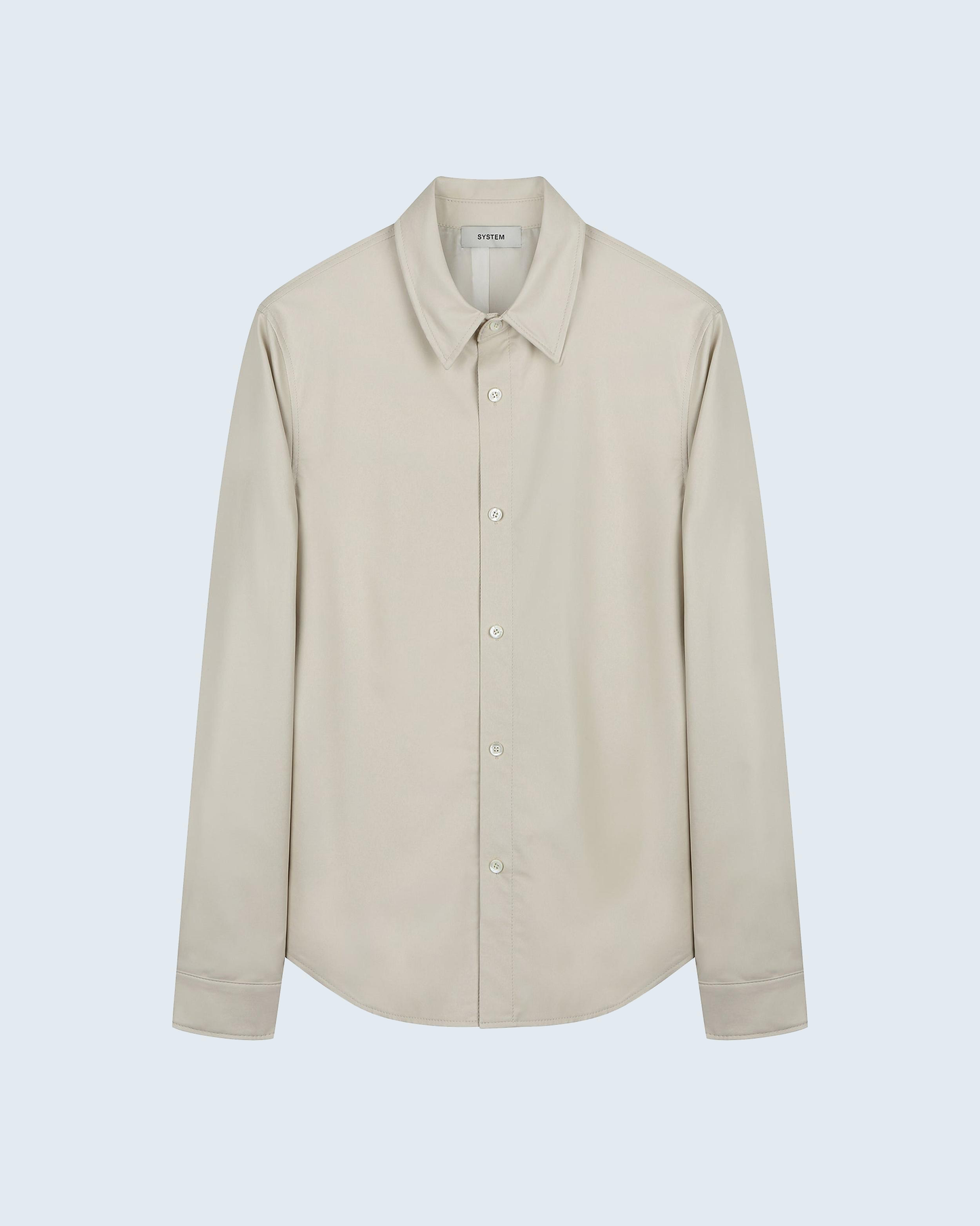 Wire Collar Coated Shirt
