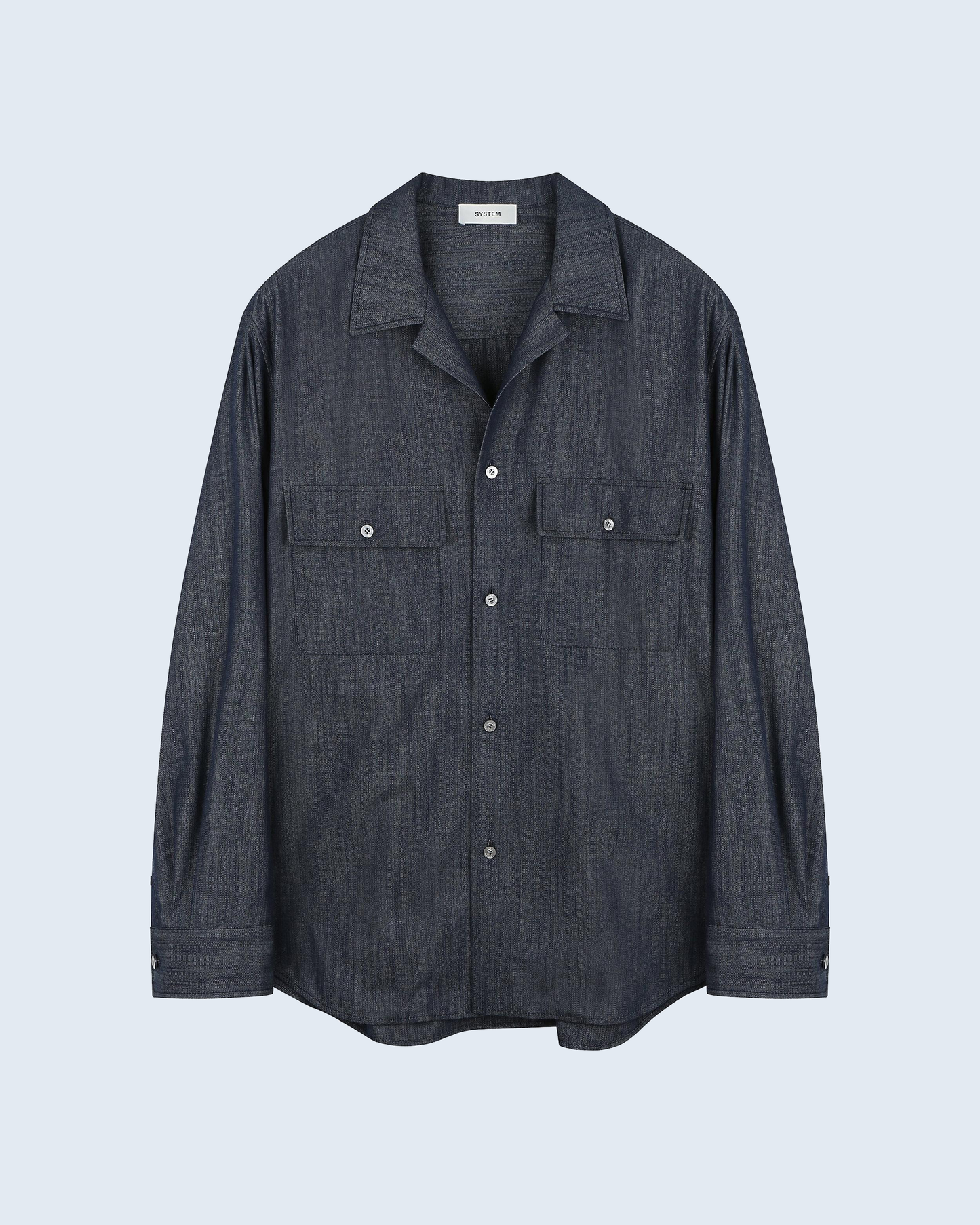Denim-Effect Shirt