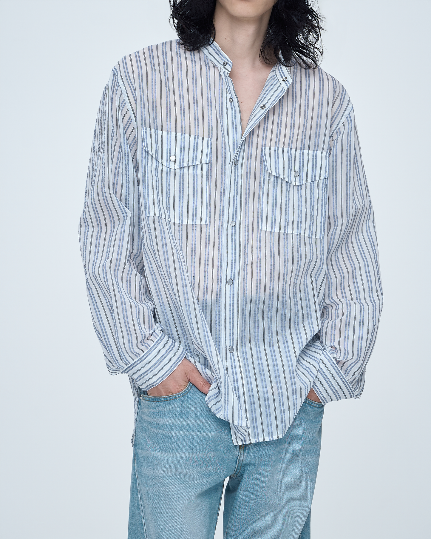 Band Collar Shirt