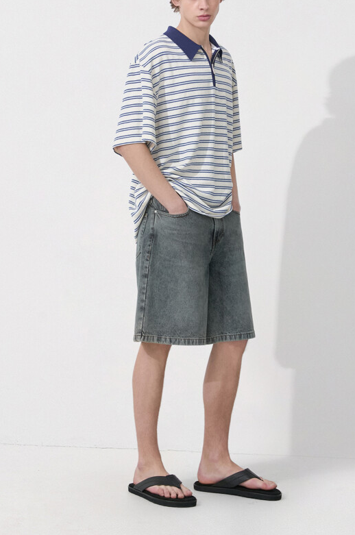 Denim Bermuda Shorts
