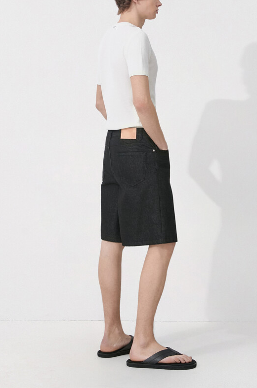 Denim Bermuda Shorts