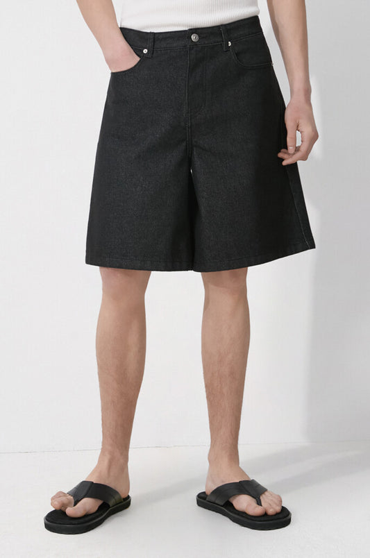 Denim Bermuda Shorts