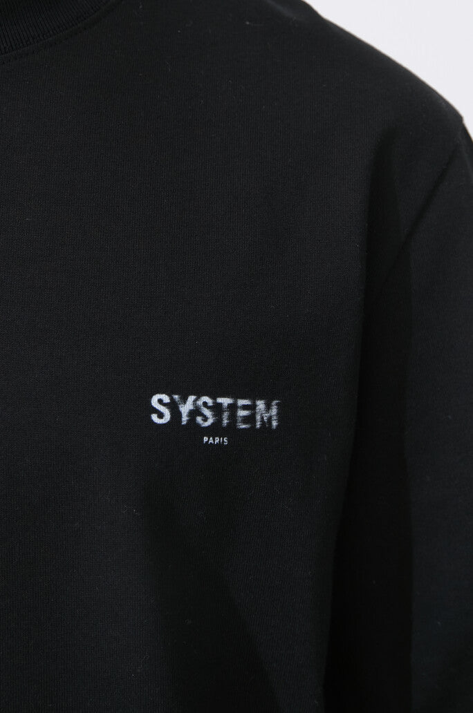 T-Shirt With Flying Fabric Logo