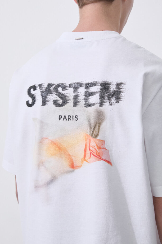 T-Shirt With “Flying Fabric” Logo