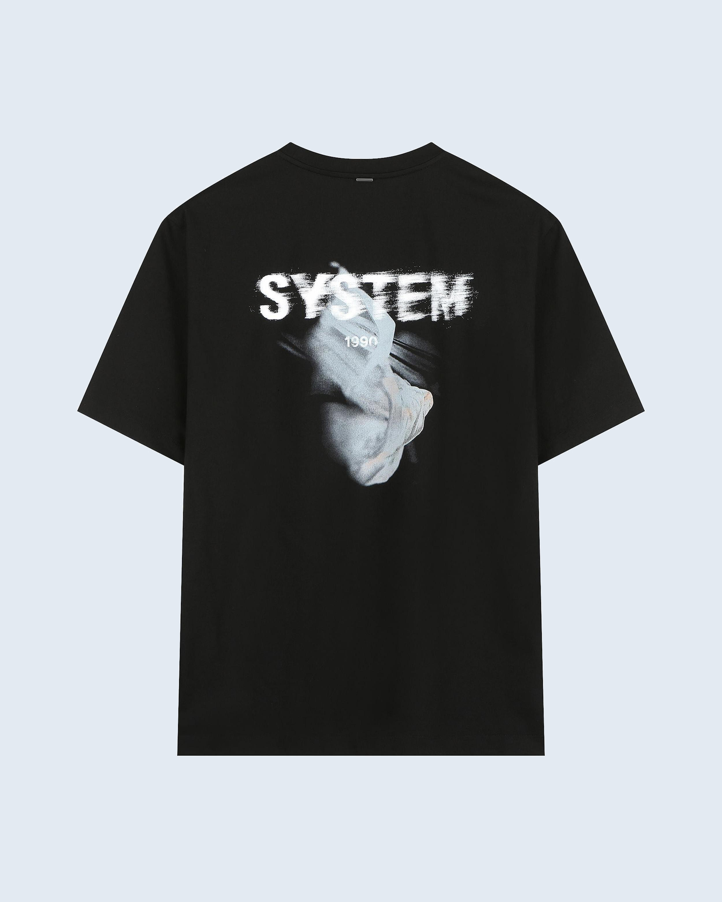 T-Shirt With Flying Fabric Logo
