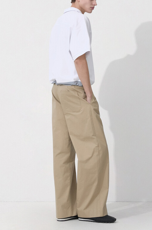 Color-Block Cupro Polo Shirt