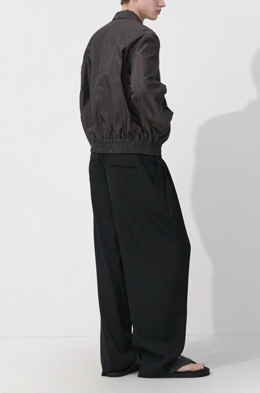 Transparent Bomber Jacket With Pockets