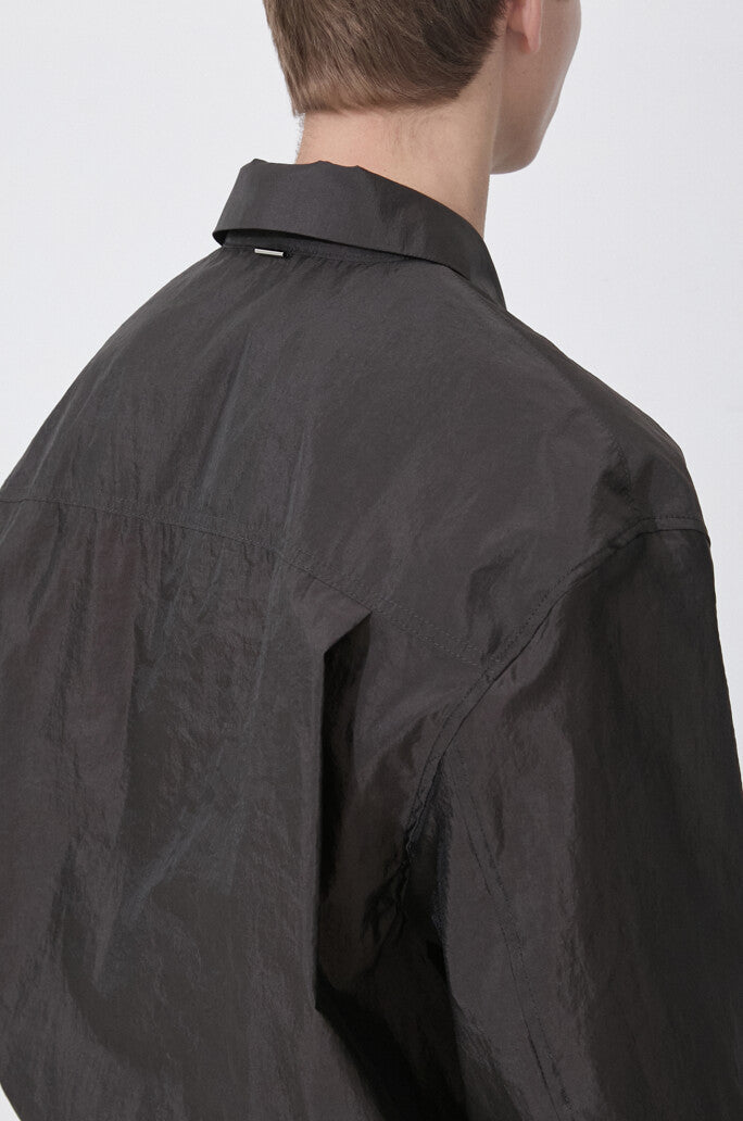 Transparent Bomber Jacket With Pockets