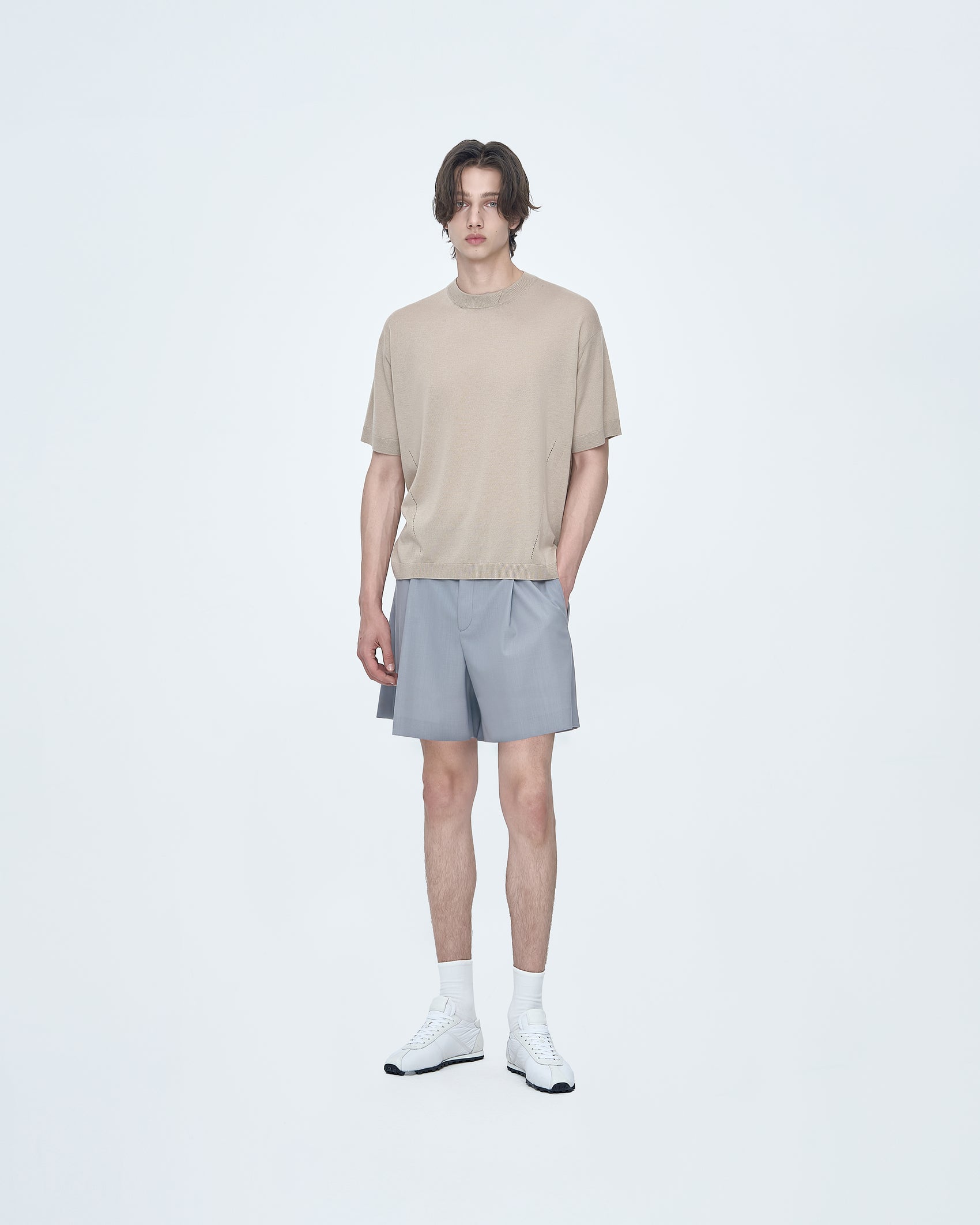 Classic Pleated Shorts