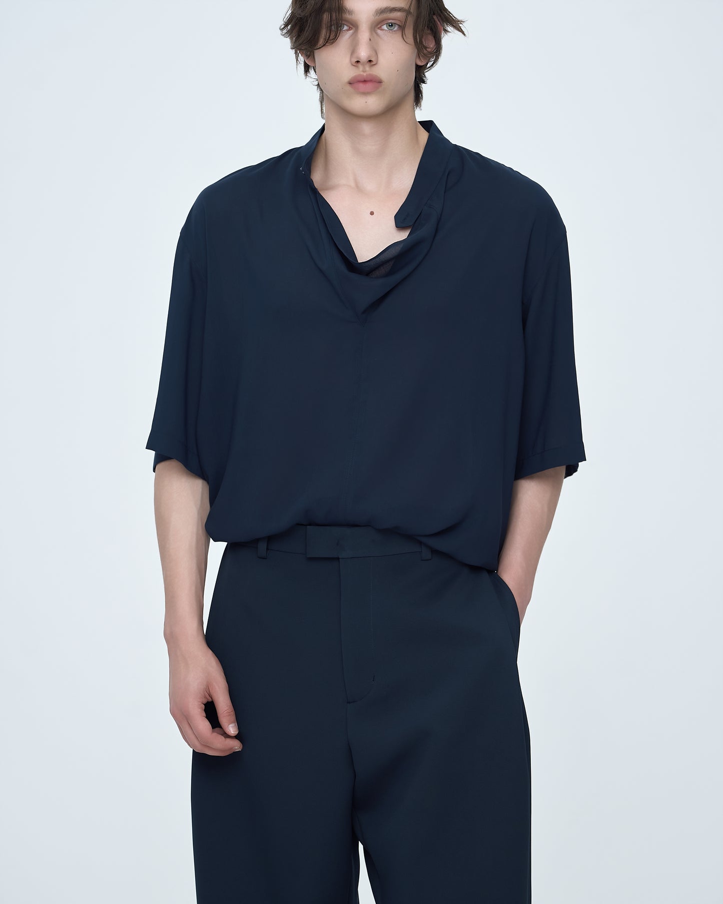 Wide-Collar Top