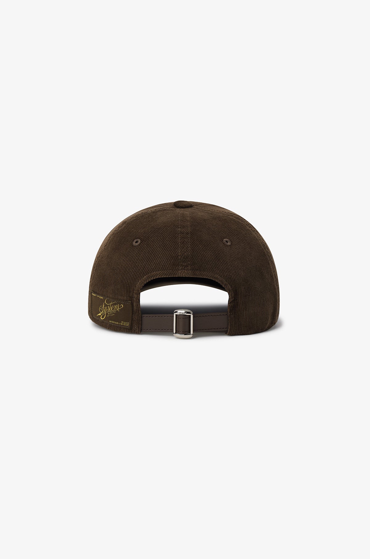 CORDUROY LETTERING BASEBALL CAP