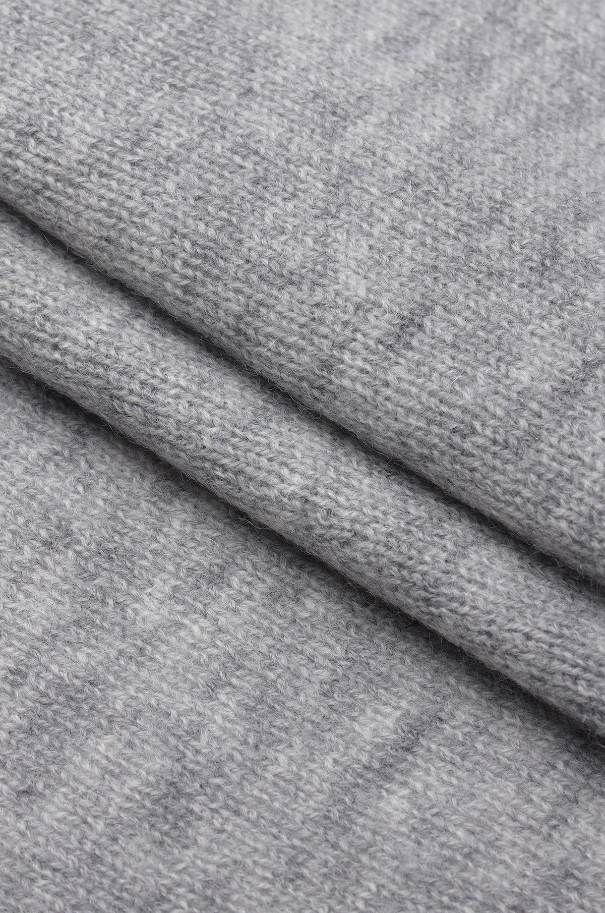 CASHMERE-BLEND KNIT SCARF