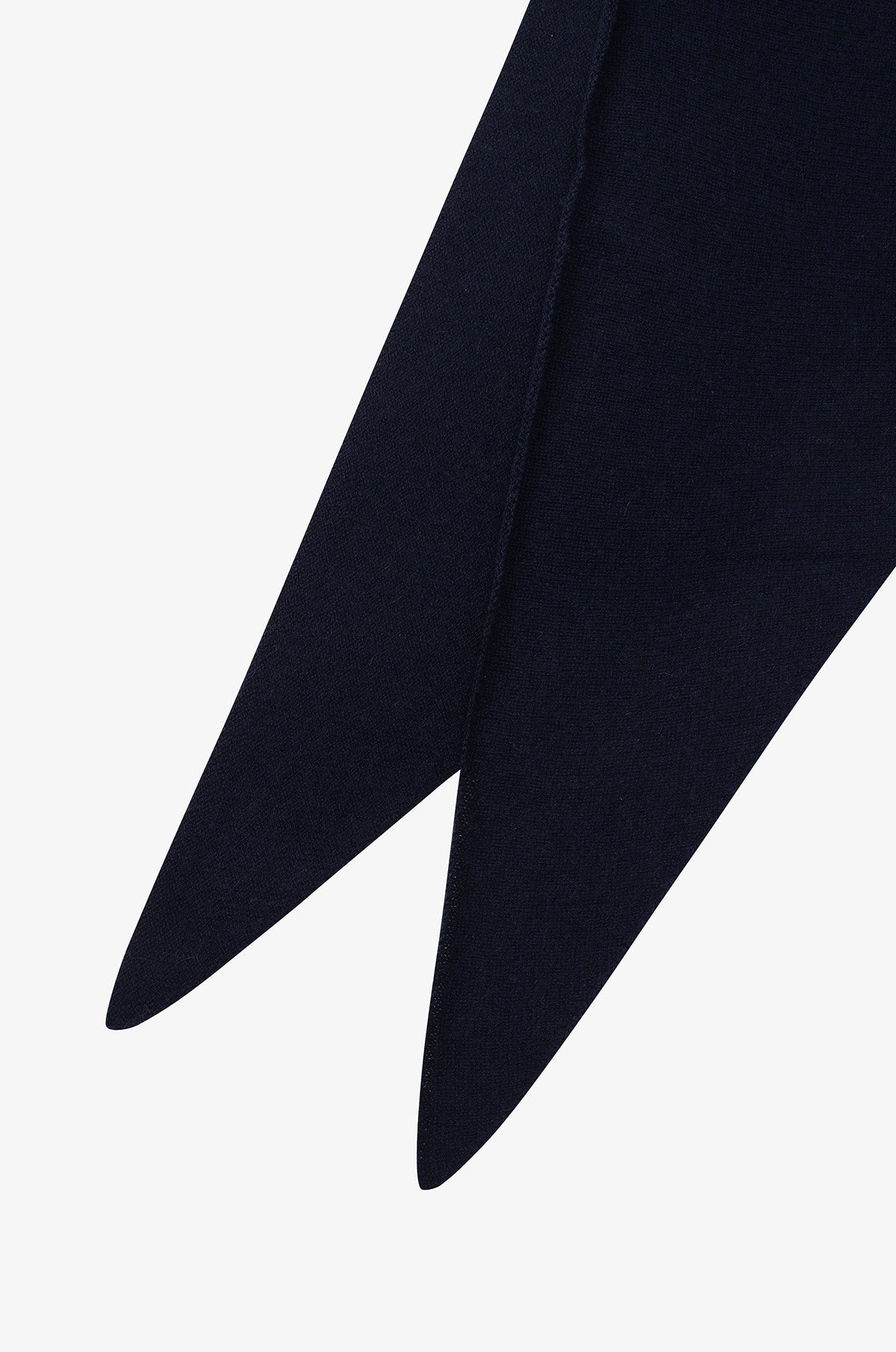 CASHMERE-BLEND KNIT SCARF