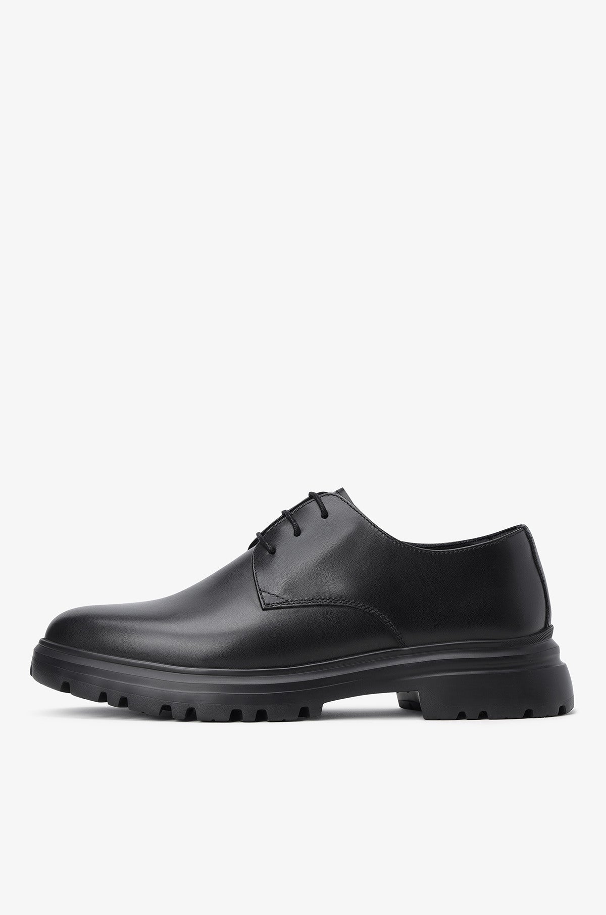 LEATHER DERBY SHOES