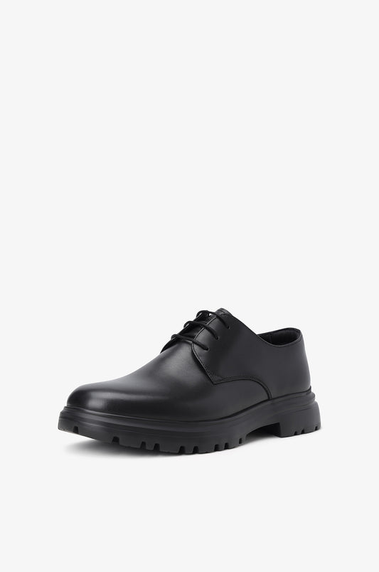 LEATHER DERBY SHOES