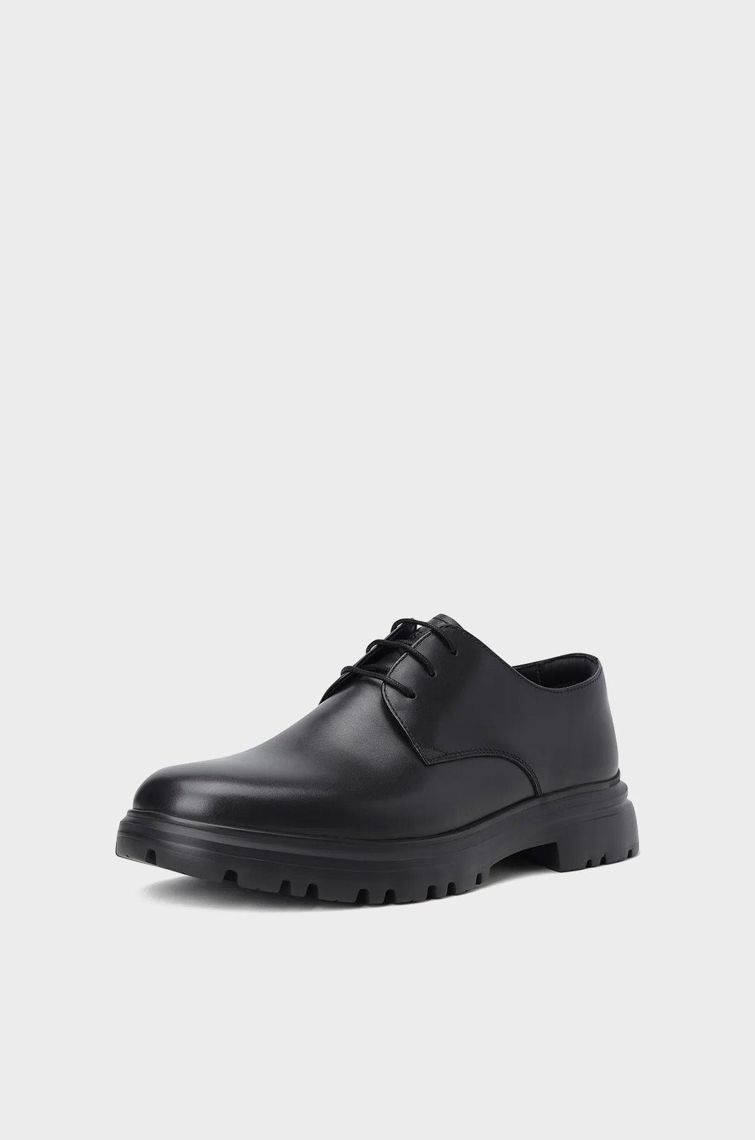 LEATHER DERBY SHOES