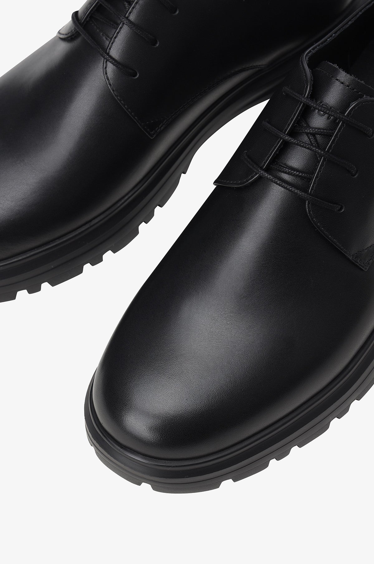 LEATHER DERBY SHOES