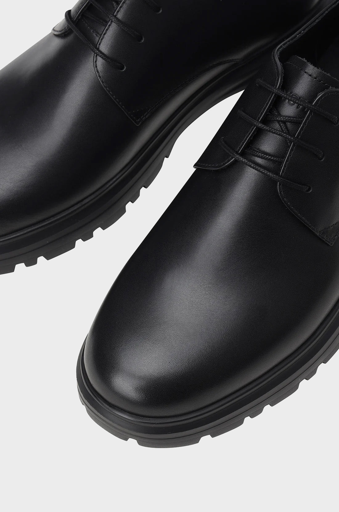 LEATHER DERBY SHOES