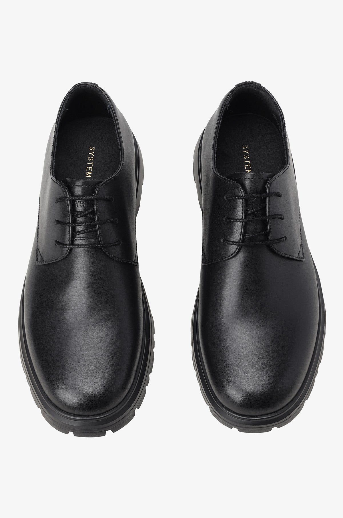 LEATHER DERBY SHOES