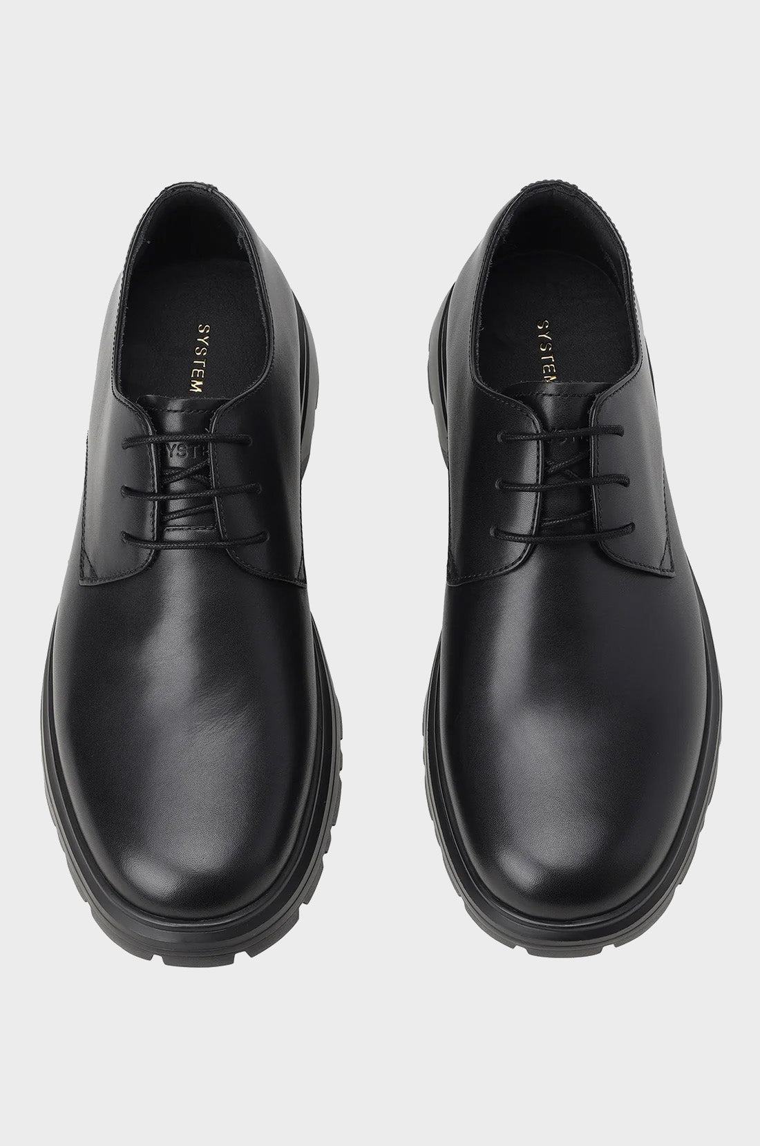 LEATHER DERBY SHOES