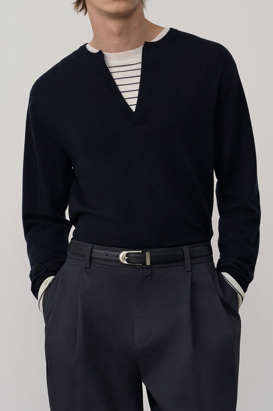LAYERD KNIT PULLOVER