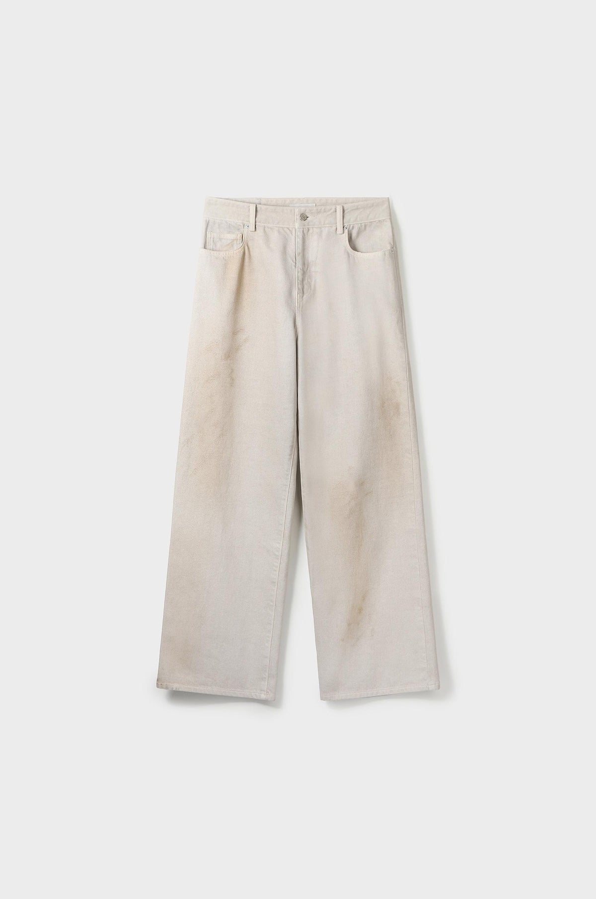 DIRTY DYED WIDE DENIM PANTS