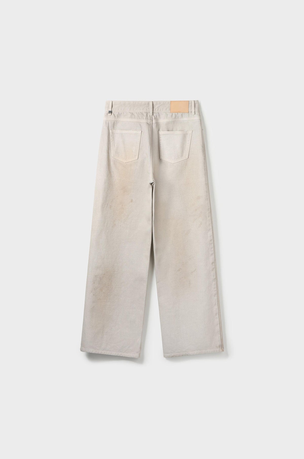 DIRTY DYED WIDE DENIM PANTS