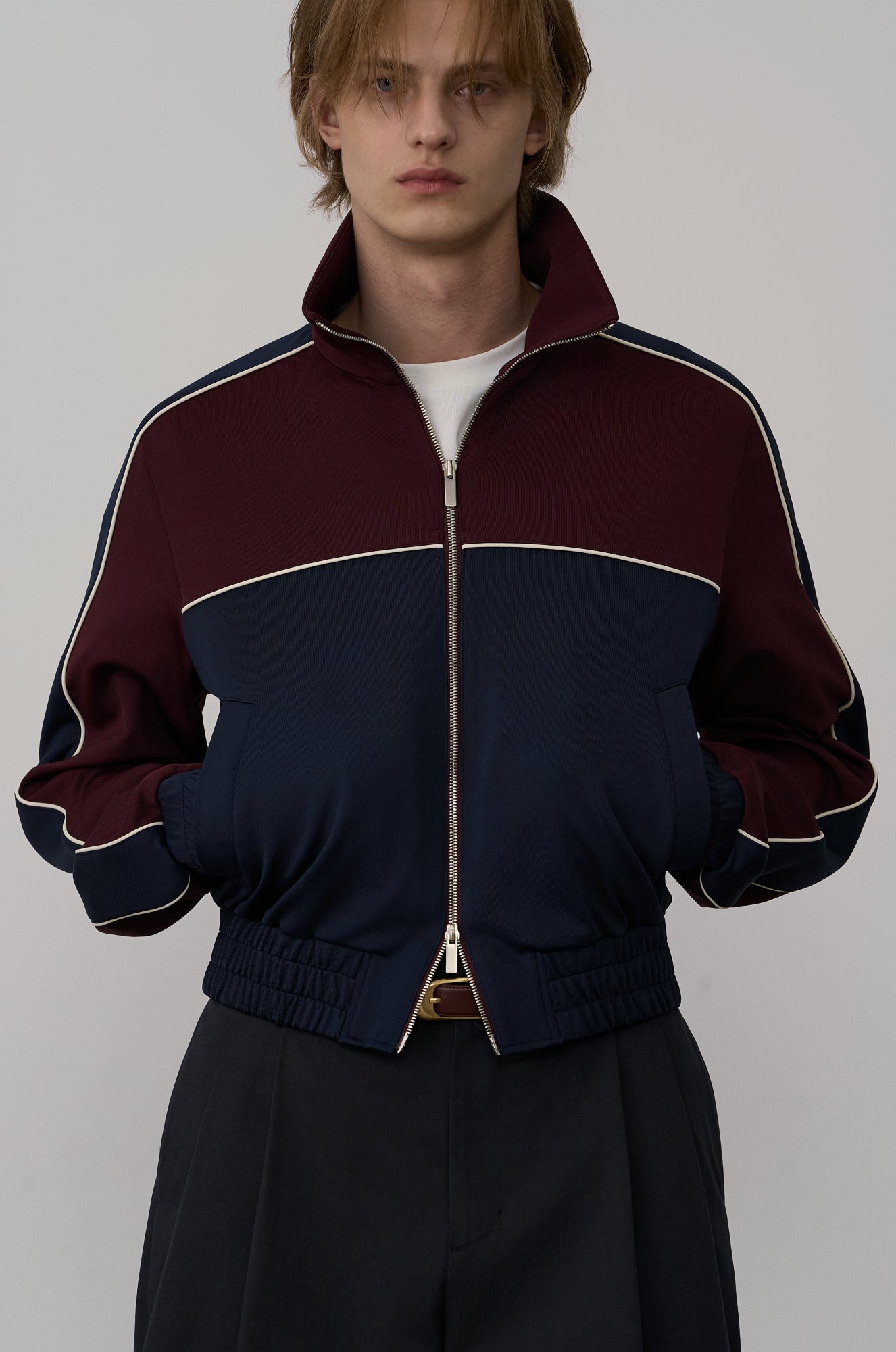 COLOR-BLOCKED TRACK JACKET