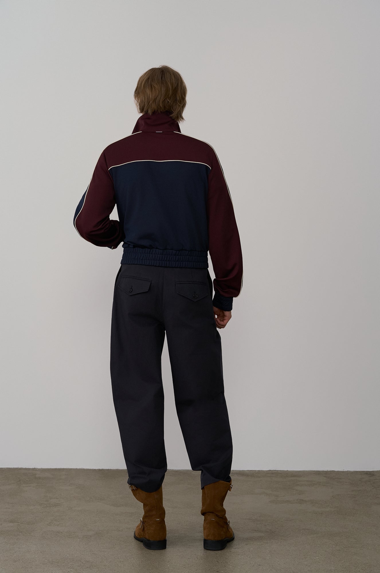 COLOR-BLOCKED TRACK JACKET
