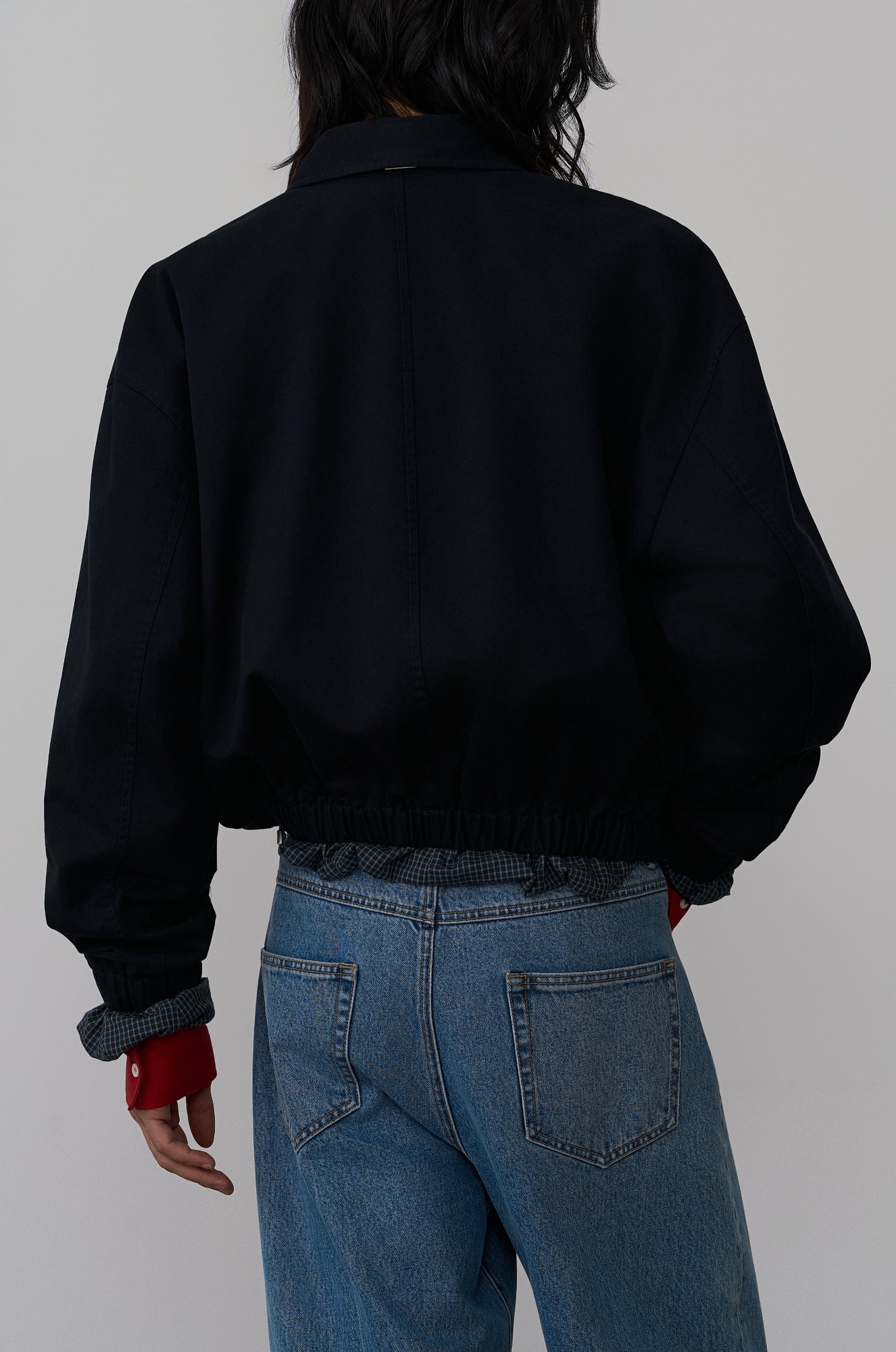 CHECK-LINING JACKET