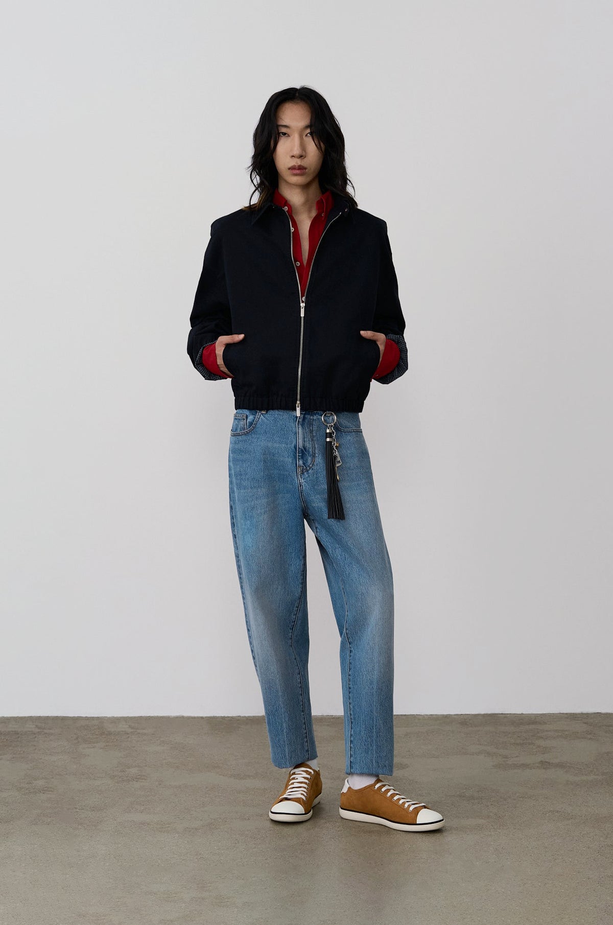 CHECK-LINING JACKET