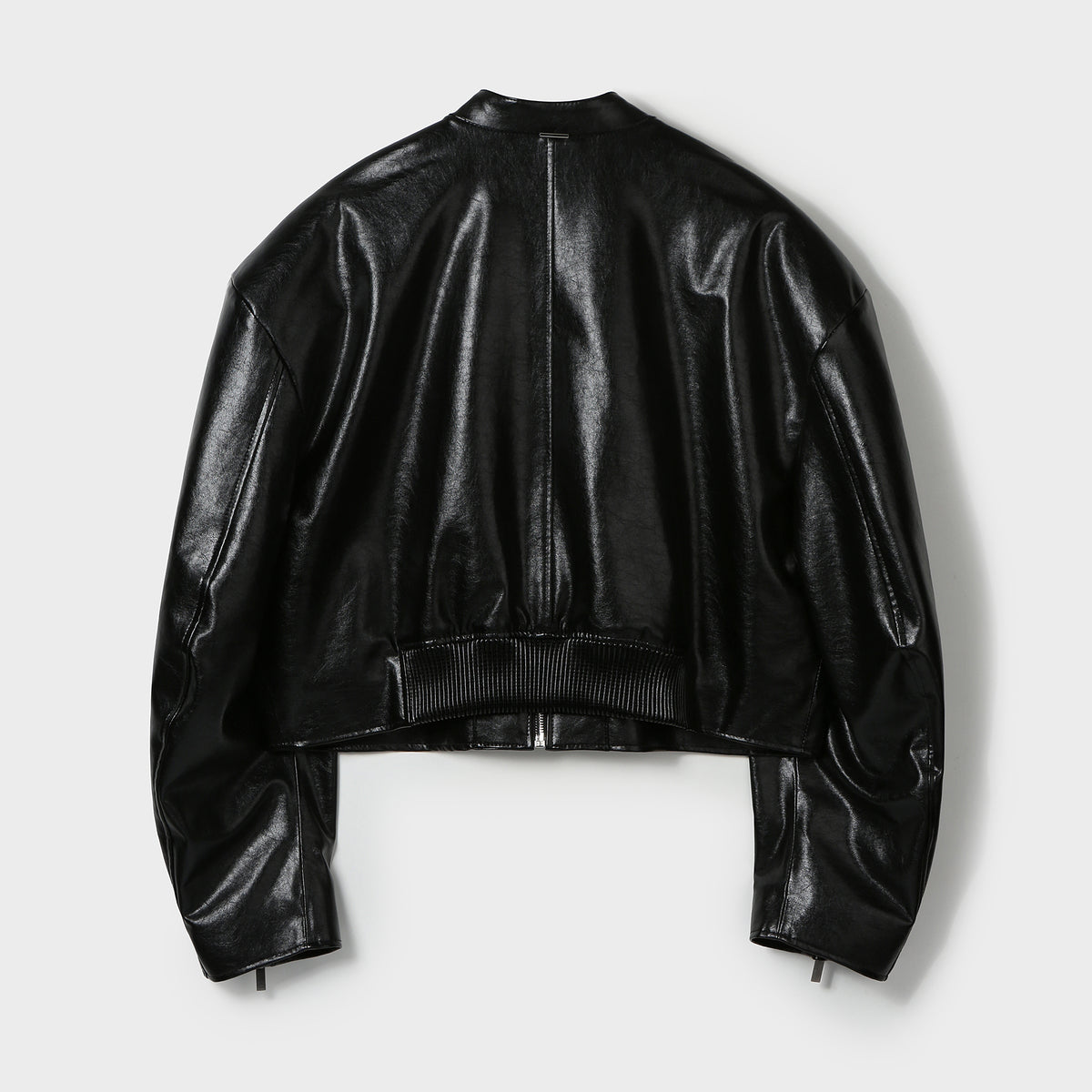 ZIP-UP DETAIL COATED JACKET