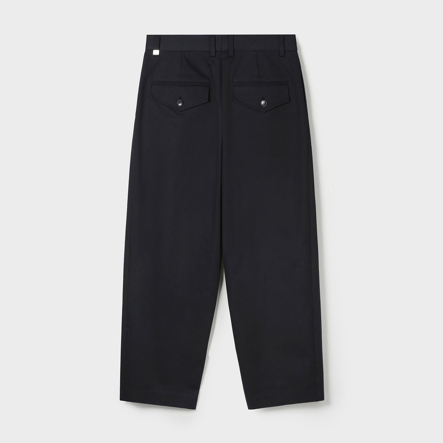 COTTON DOUBLE TUCKED PANTS
