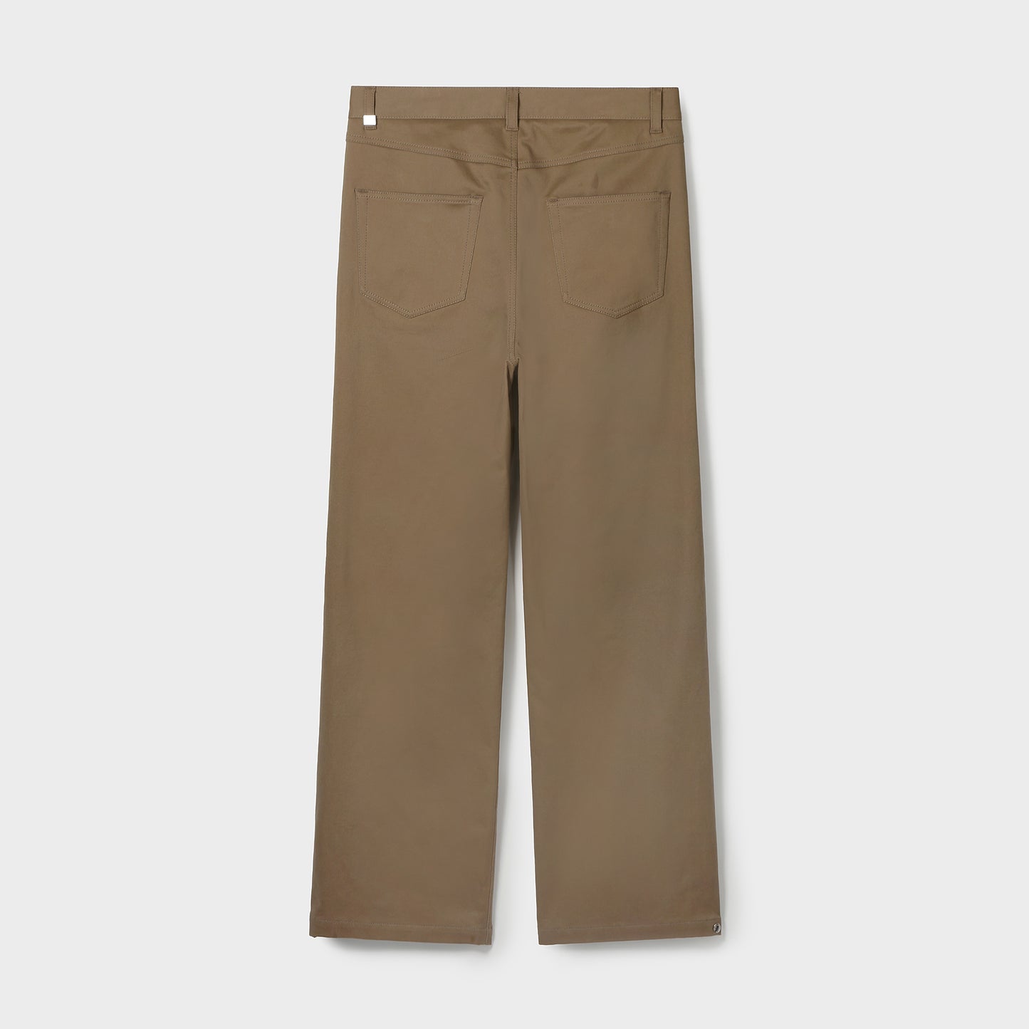 SIDE-PLEATED HEM PANTS